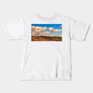 Windmills of the Palouse Kids T-Shirt